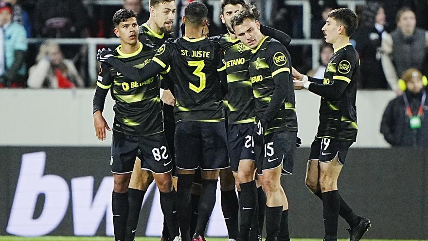 Resumen, goles y highlights del Midtjylland 0 - 4 Sporting de Lisboa del play off de la Europa League