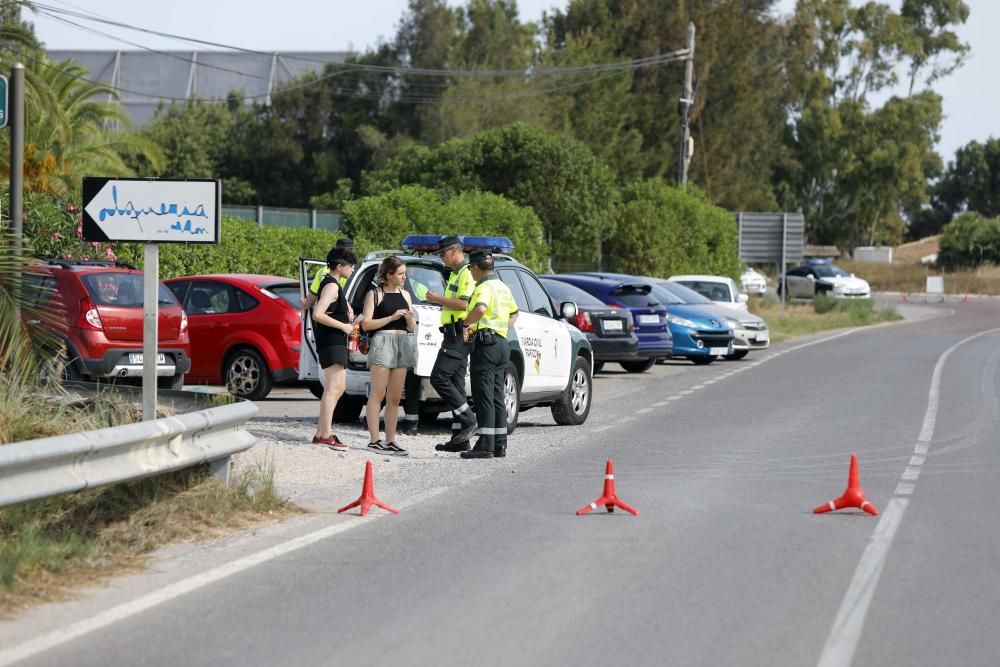 La Guardia Civil precinta el Marenostrum Festival