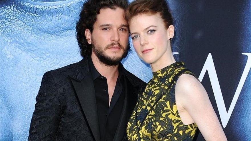 Kit Harington y Rose Leslie se casan en un castillo