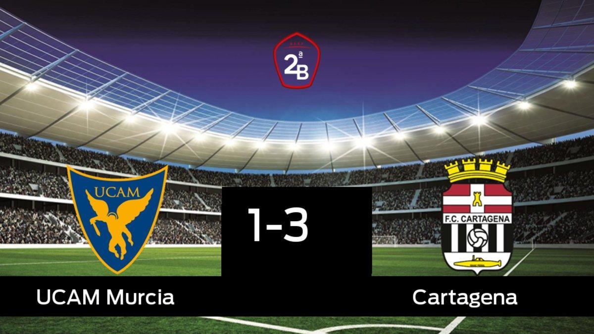 El UCAM Murcia pierde 1-3 frente al Cartagena