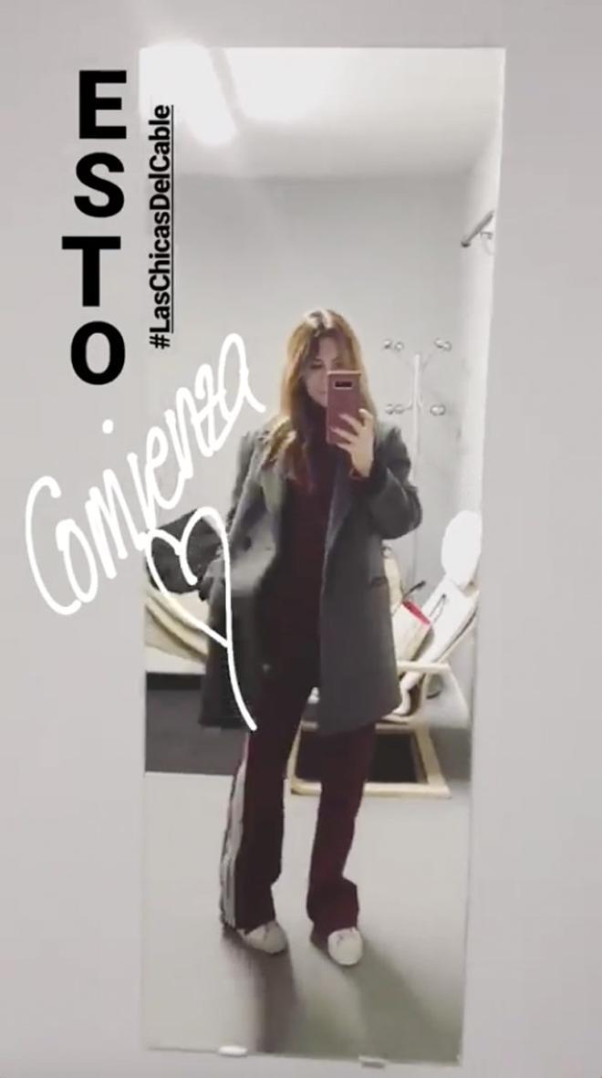 Blanca Suárez luce chándal en Instagram Stories