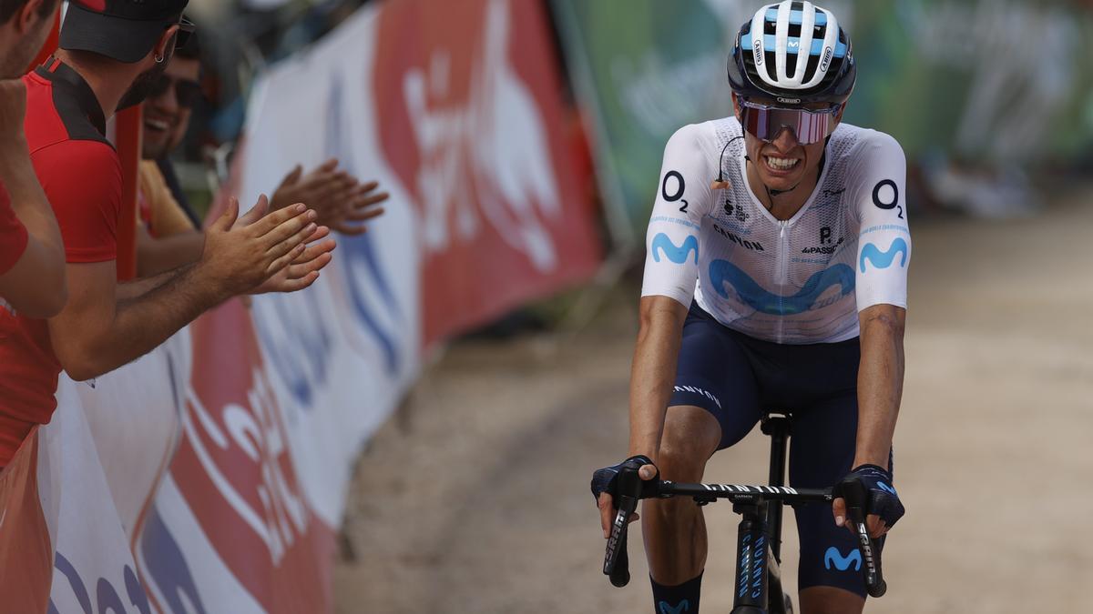 Enric Mas llegó a la meta cediendo 44 segundos respecto a Evenepoel.