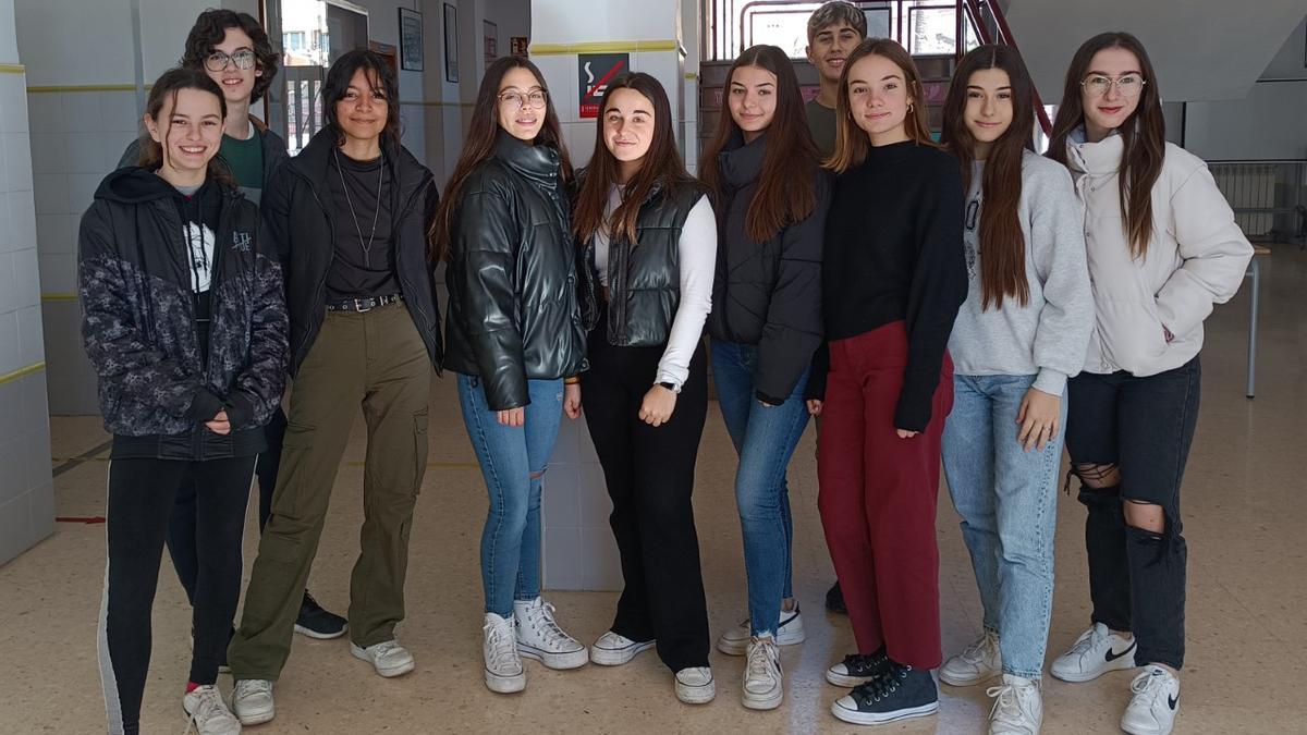 El alumnado que formará parte del nuevo proyecto del IES de Segorbe.