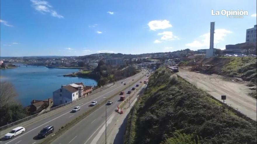 Cortes de tráfico en A Pasaxe durante la Semana Santa
