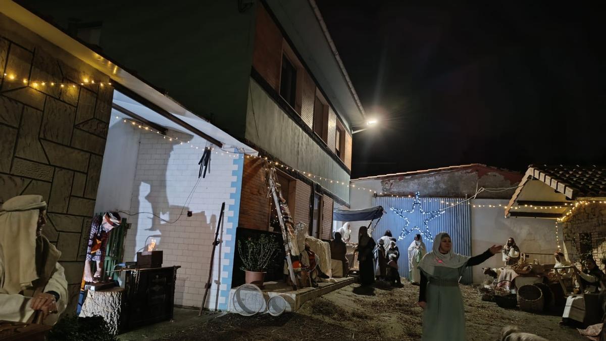 El belén viviente de Fanes, en Llanera, en imágenes