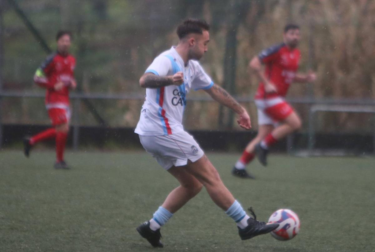 La anterior victoria del Cruceiro contra el Santomé.