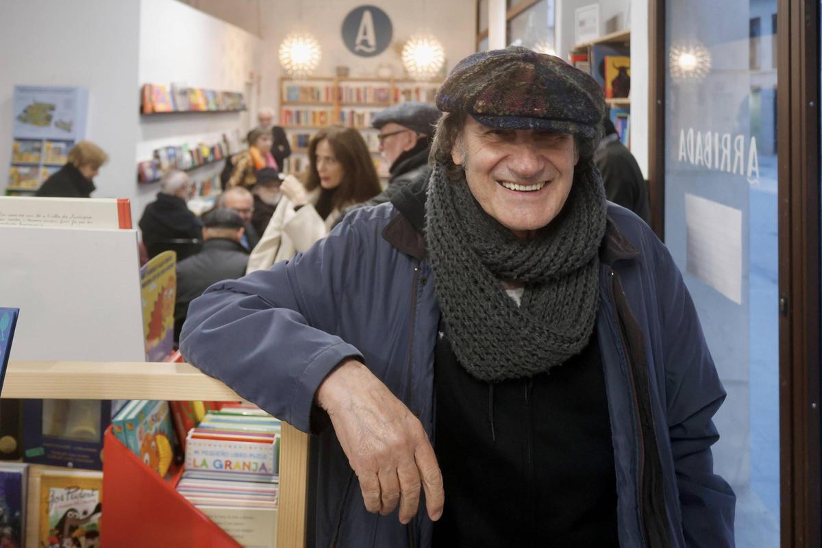 Alfons Cervera, en la presentación en València de 'Singapur'.