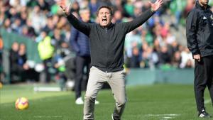 jdomenech46630973 girona s spanish coach eusebio sacristan  c  reacts during t190120170020