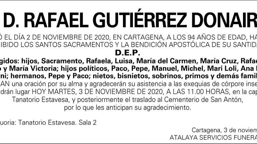 D. Rafael Gutiérrez Donaire