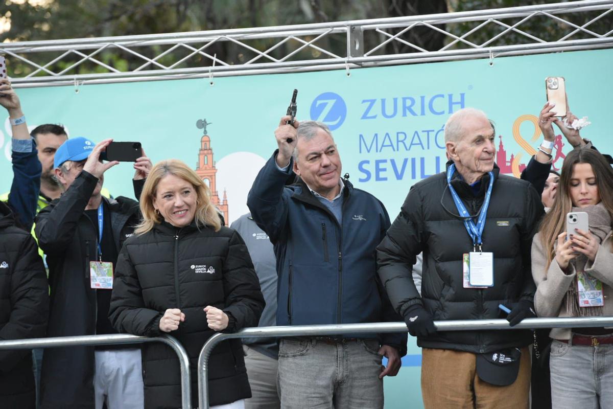 Pistoletazo del salida del Zurich Maratón de Sevilla de 2026