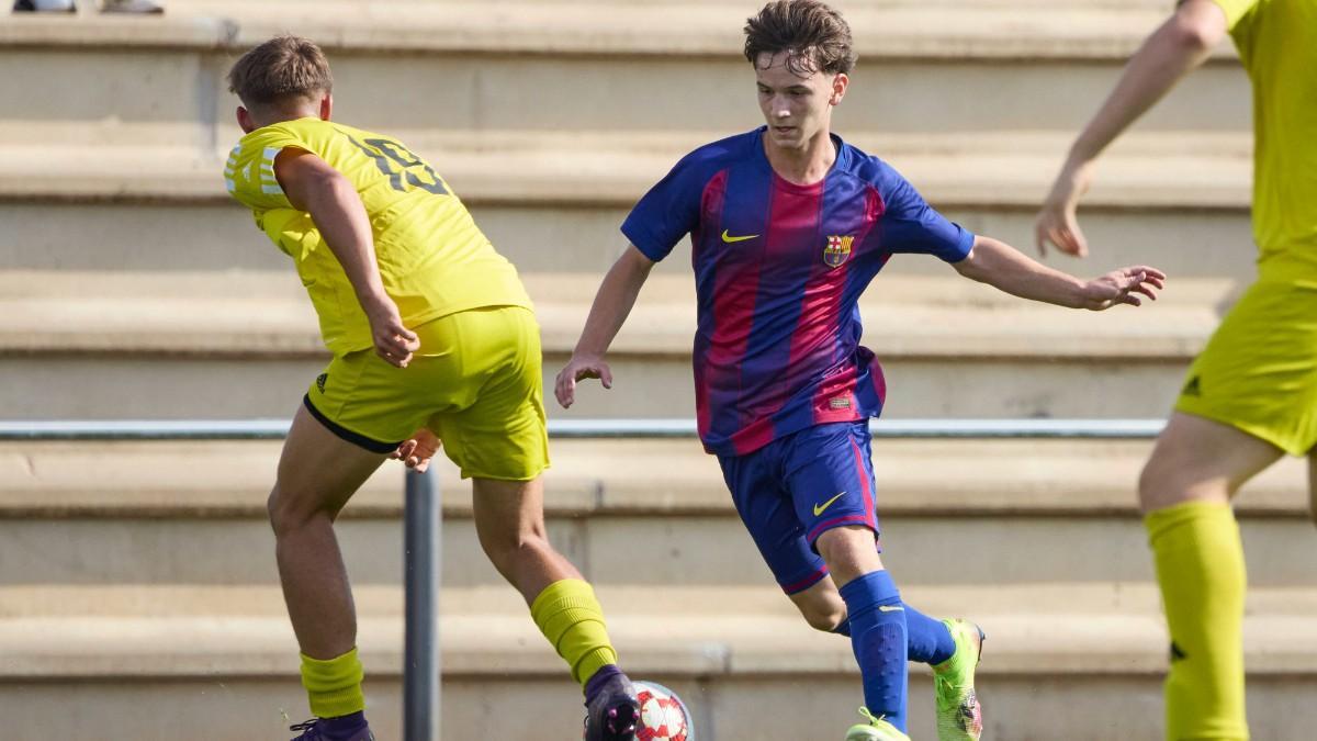 Alejandro Pastor es un extremo muy técico que destaca con el Juvenil B