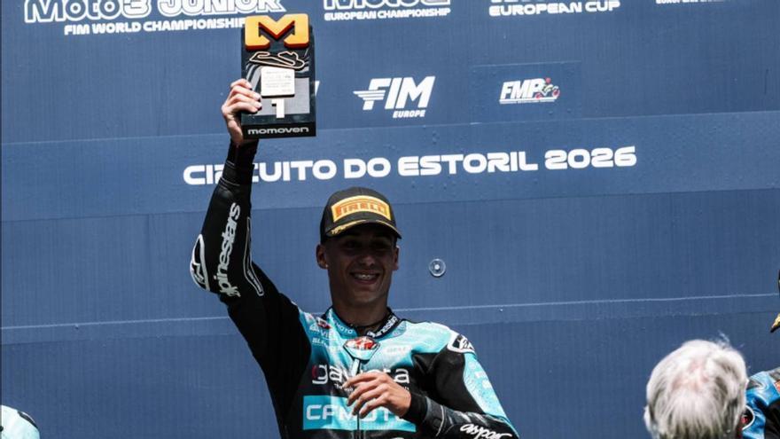 Álvaro Lucas lidera la Moto4 European Cup