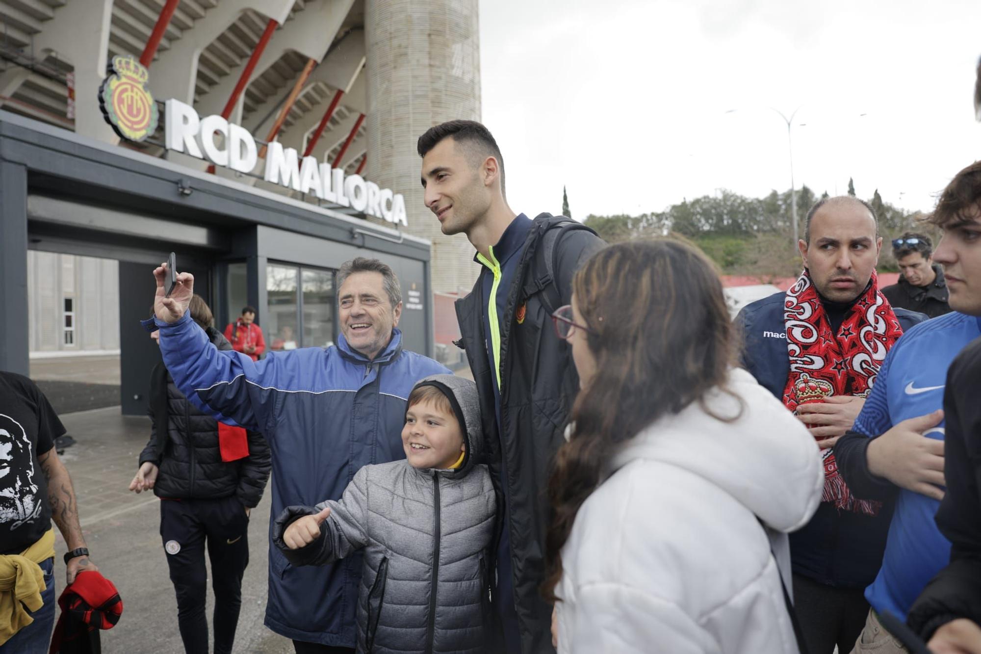 Recibimiento al Real Mallorca en Son Moix