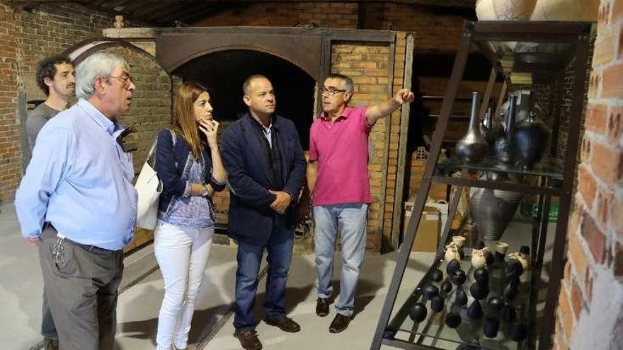 Sol Vázquez, en su visita al Encontro de Cacharreiros. // Jesús Regal