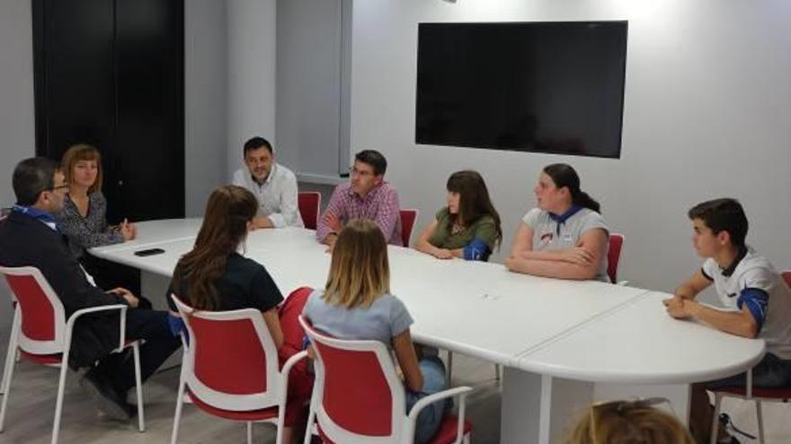 Visita de alumnos del Jaume I, Pou Clar y Concepción