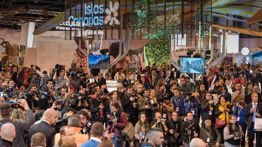 Inauguración del Pabellón de Canarias en Fitur