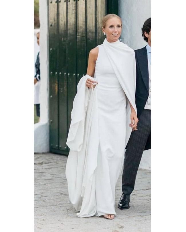 Vestido de novia asimétrico de Lorenzo Caprile