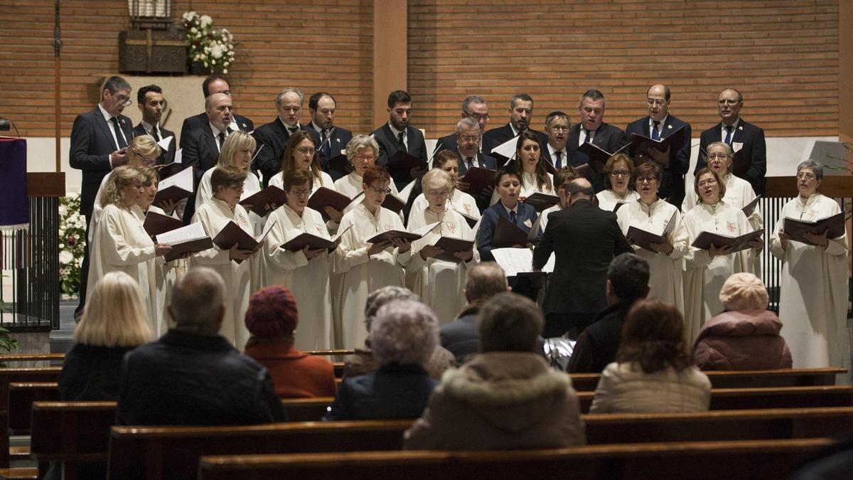 Una actuación del Coro Sacro Jerónimo Aguado