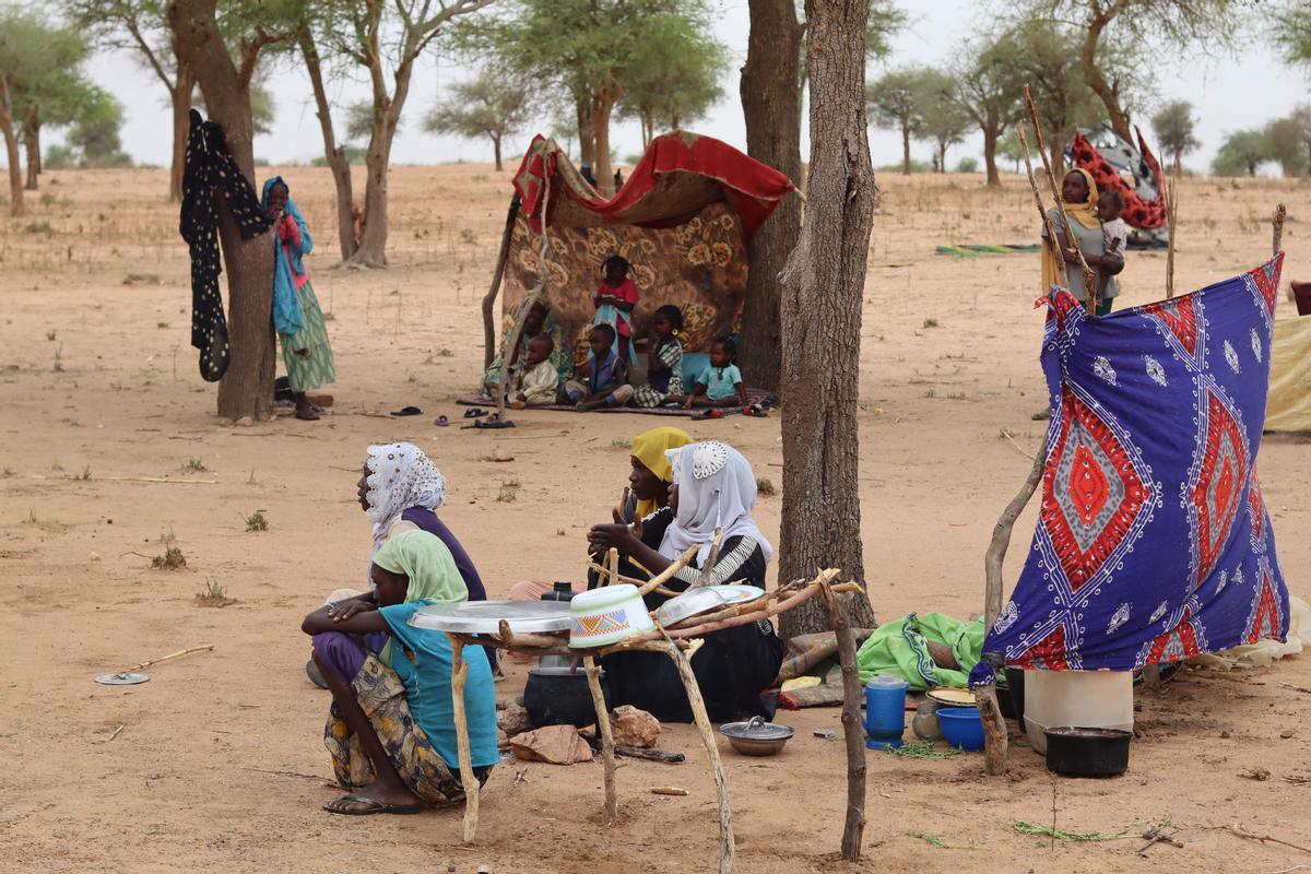 Éxodo de refugiados sudaneses hacia El Chad