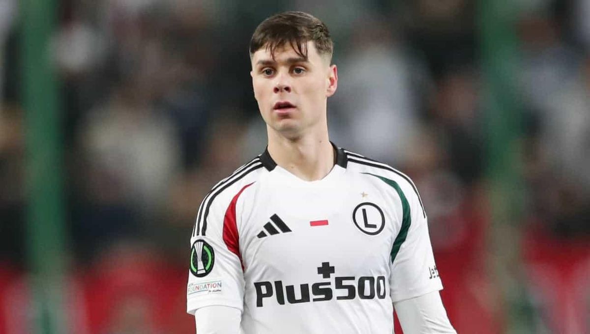 Sergio Barcia, en su ciclo como jugador del Legia.