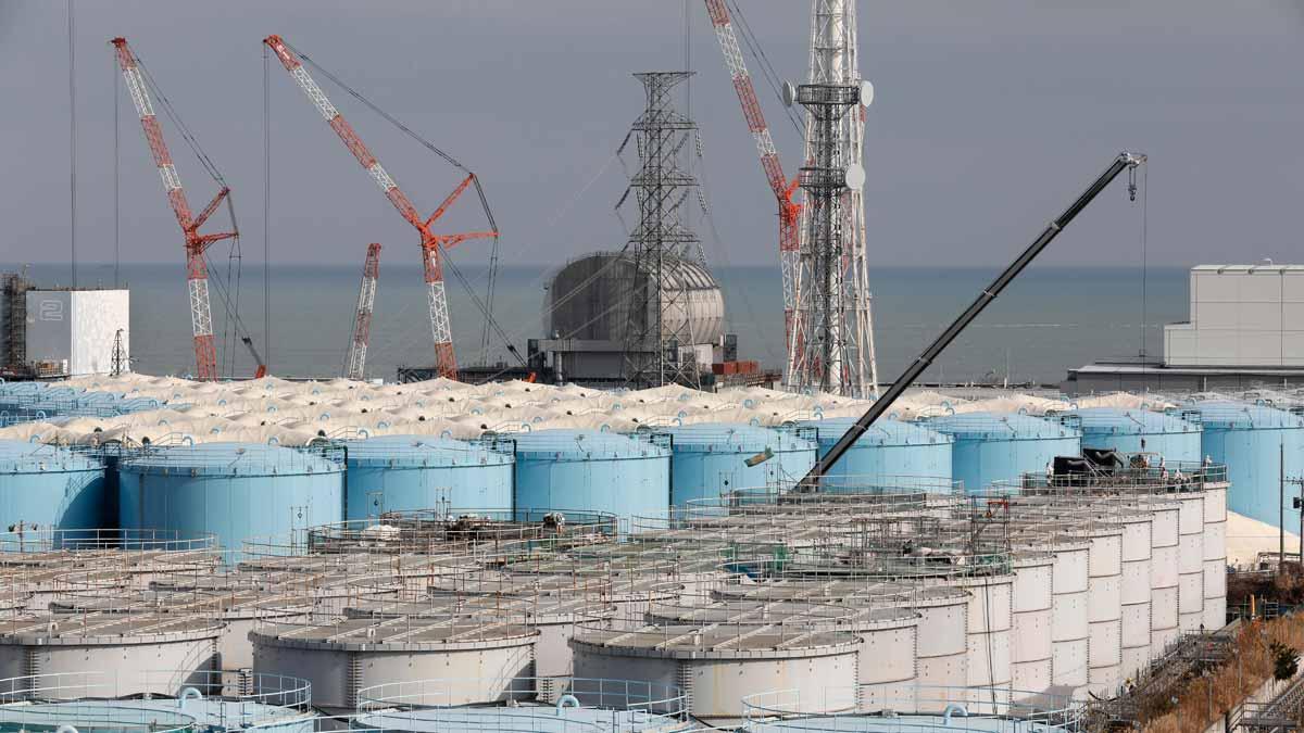 La compañía eléctrica TEPCO en la planta nuclear de Fukushima