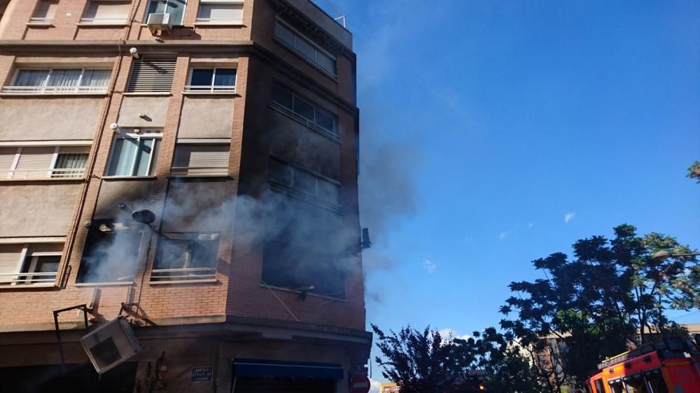 Incendio en una vivienda de Albal