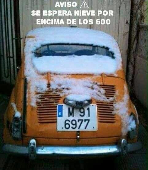 Los memes de la nieve en la provincia de Alicante