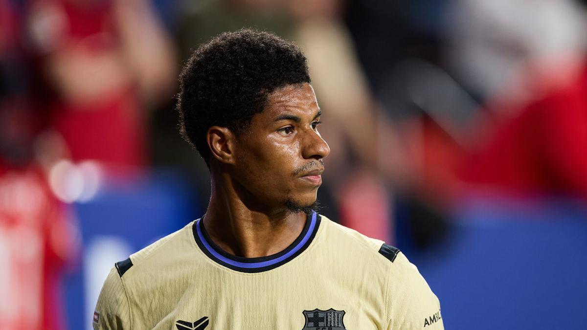 Rashford no se rinde para seguir en el Barça