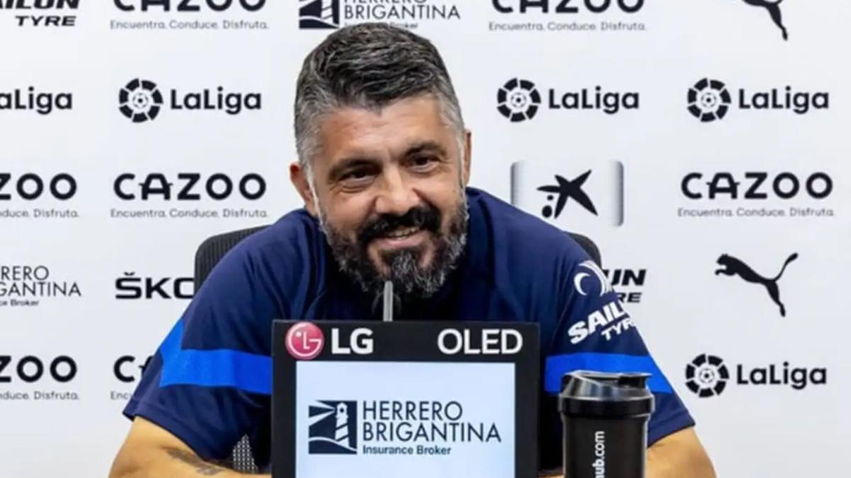 Gattuso, en rueda de prensa