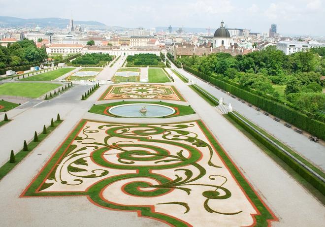 Jardines del Belvedere, Viena