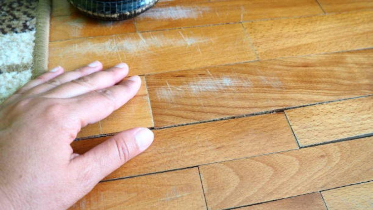 El truco para recuperar el parquet y eliminar los arañazos de los suelos de  madera