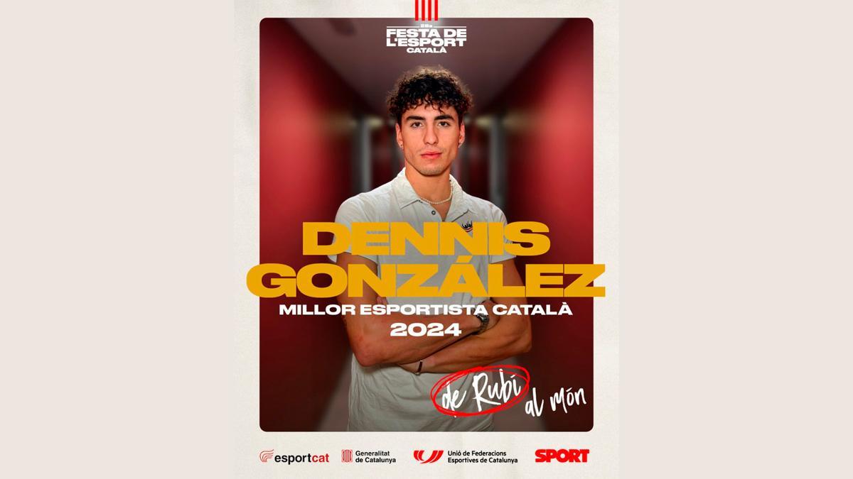 Dennis González, premio al mejor deportista 2024