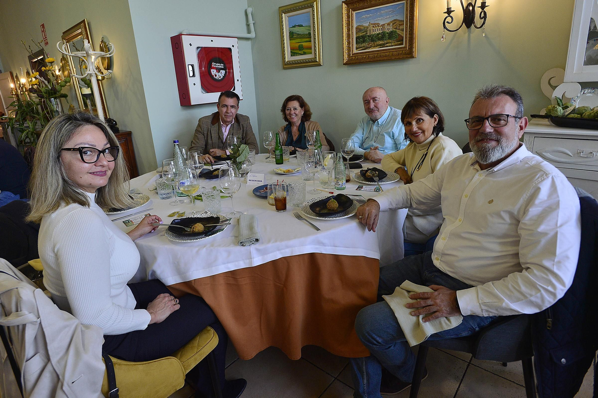 Menjars de la Terra en el restaurante  Los Infantes de Almoradí.