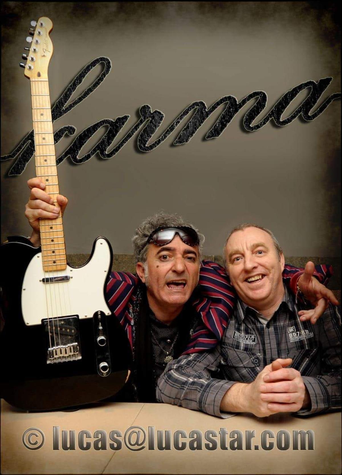 Mordi Gray y Joaquín Martín, en el Karma