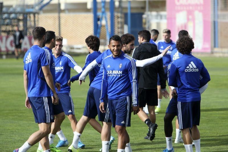 EL Zaragoza prepara el partido contra el Mirandés