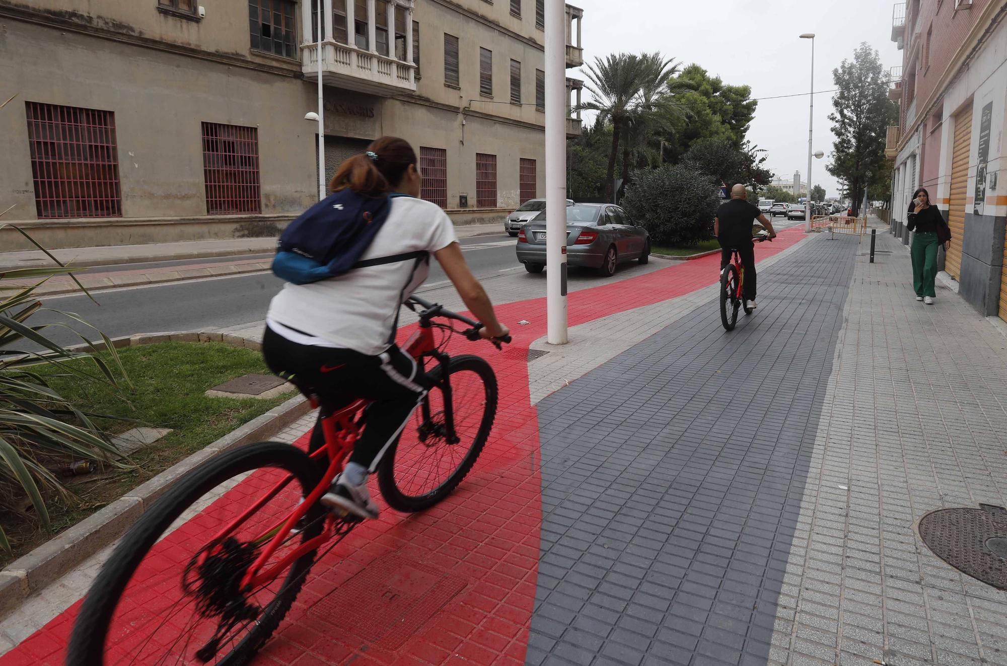 Corrección de las deficiencias del polémico carril bici de Paiporta