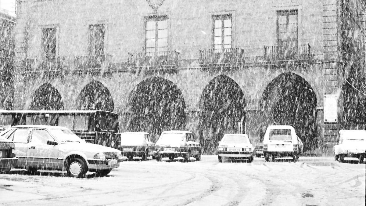 Imatges de la nevada del 30 de gener de 1986 al Bages