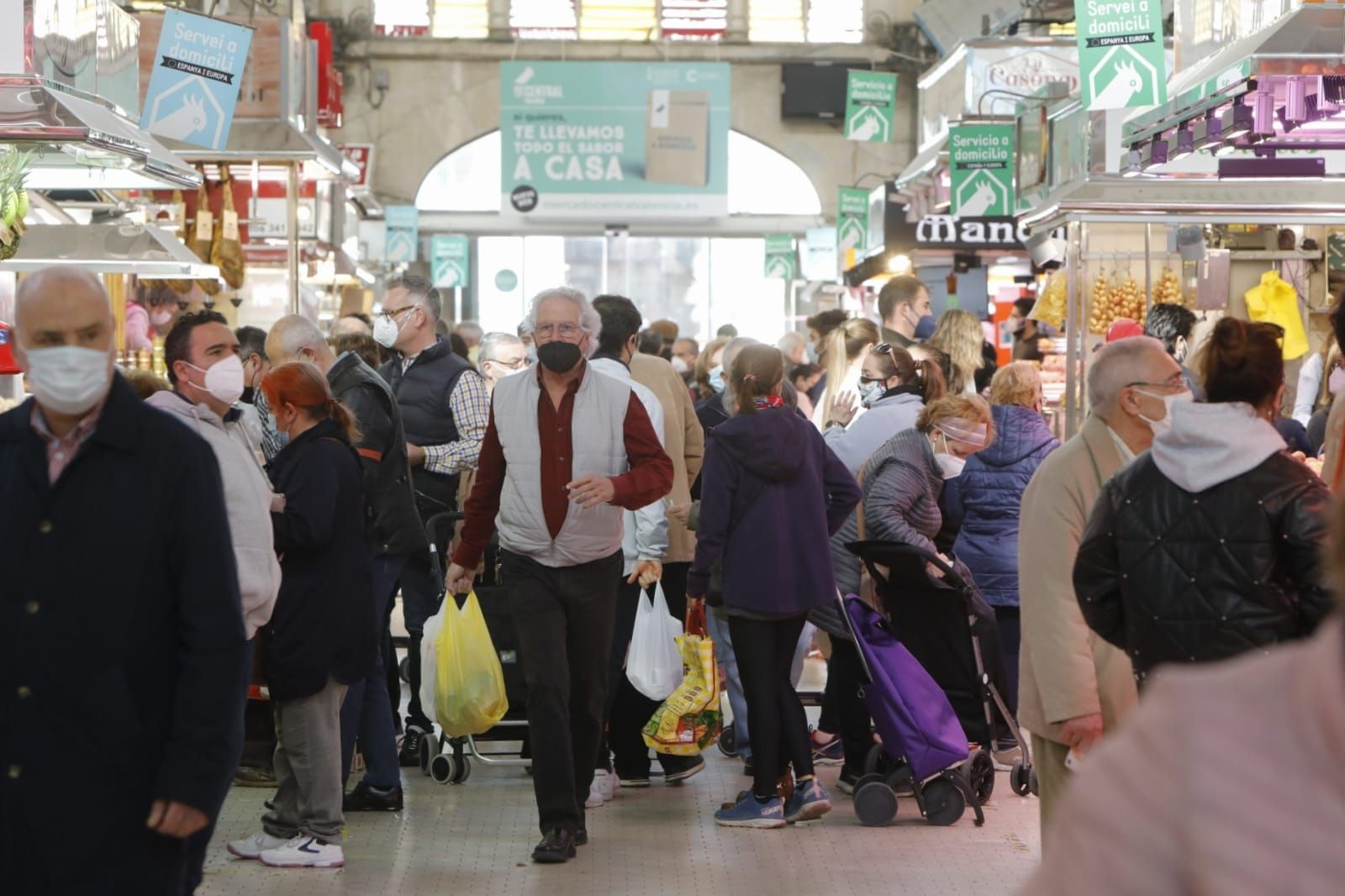 El Mercado Central, a rebosar