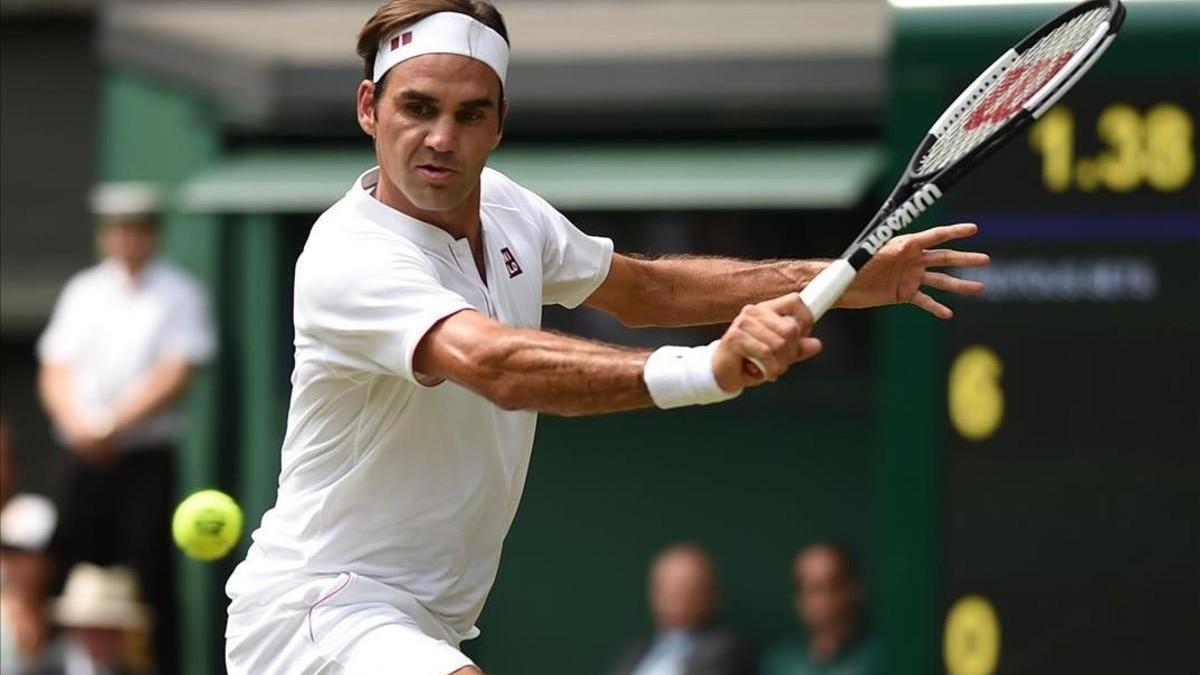 Federer entra lanzado en los cuartos de final de Wimbledon