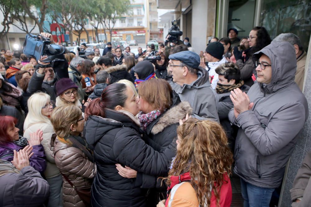 Manifestació per la nena morta de Blanes