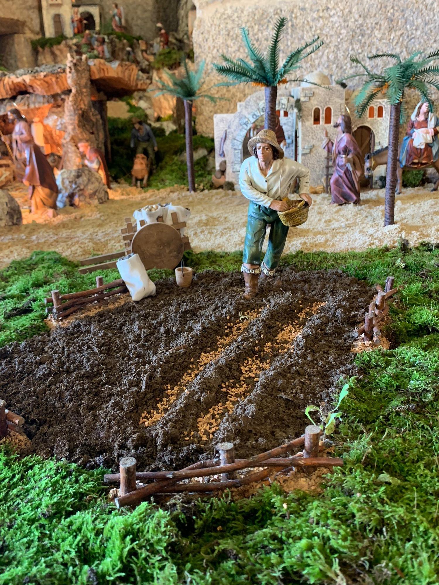 Una de las imágenes del Belén de San Vicente.