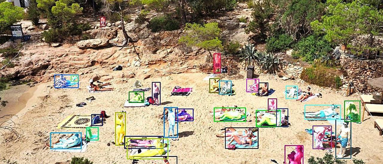 Visión y sistema de una cámara para calcular la ocupación de una playa. | C.E.