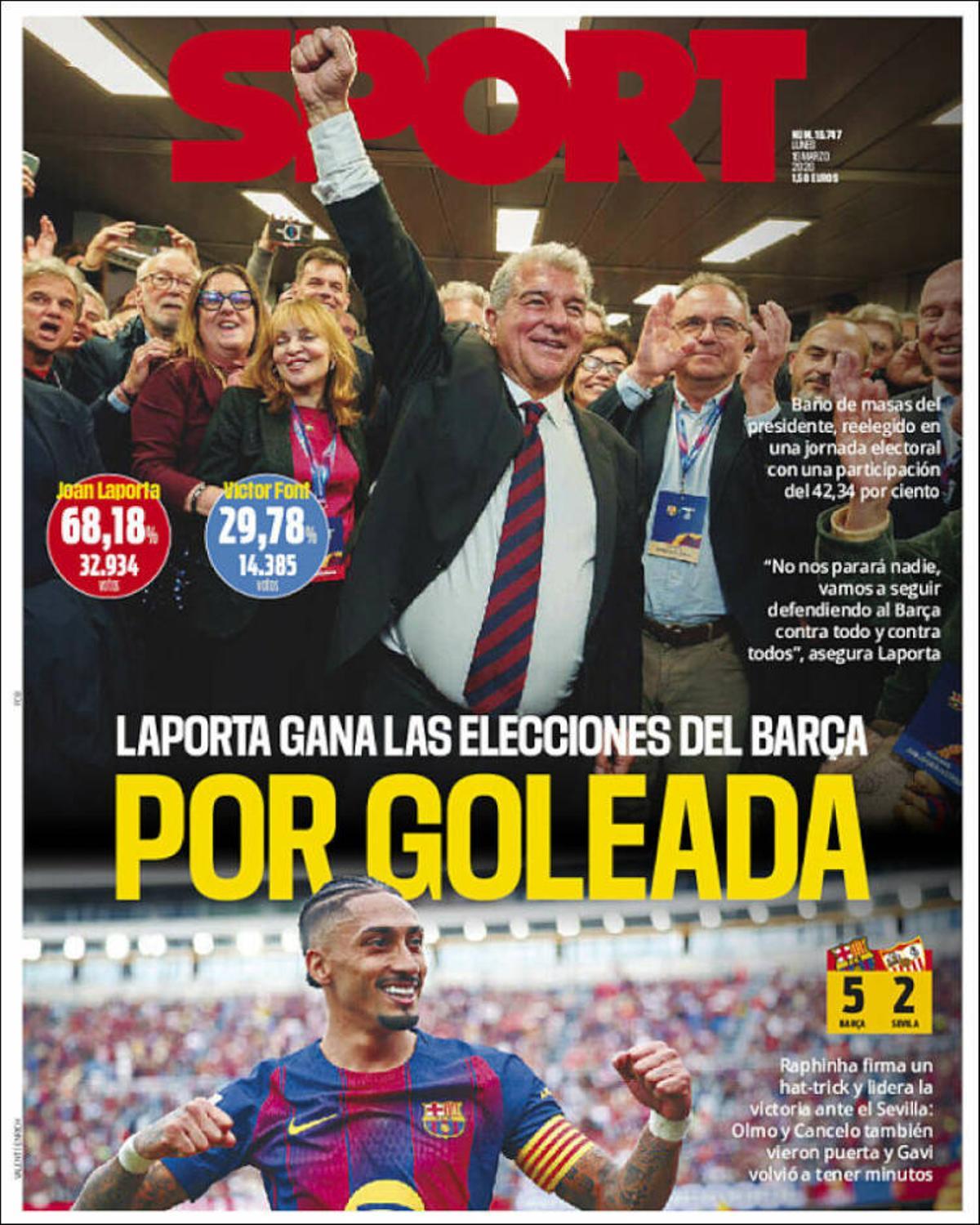 Las portadas de la prensa deportiva de hoy