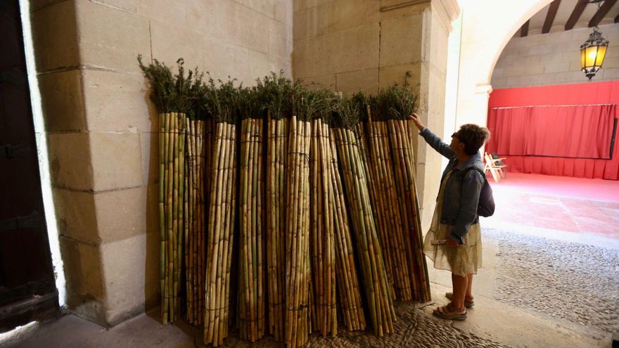 15.000 cañas de romero para acompañar a Santa Faz y la Virgen del Remedio