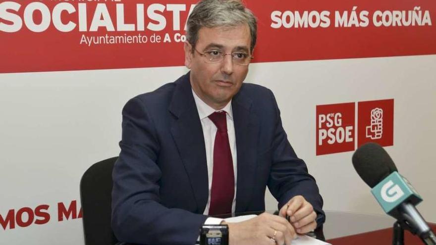 El concejal del PSOE coruñés, José Manuel García.