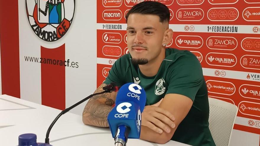 Sergi López, jugador del Zamora CF: "Quedan dos partidos y nadie va a dejar de competir"
