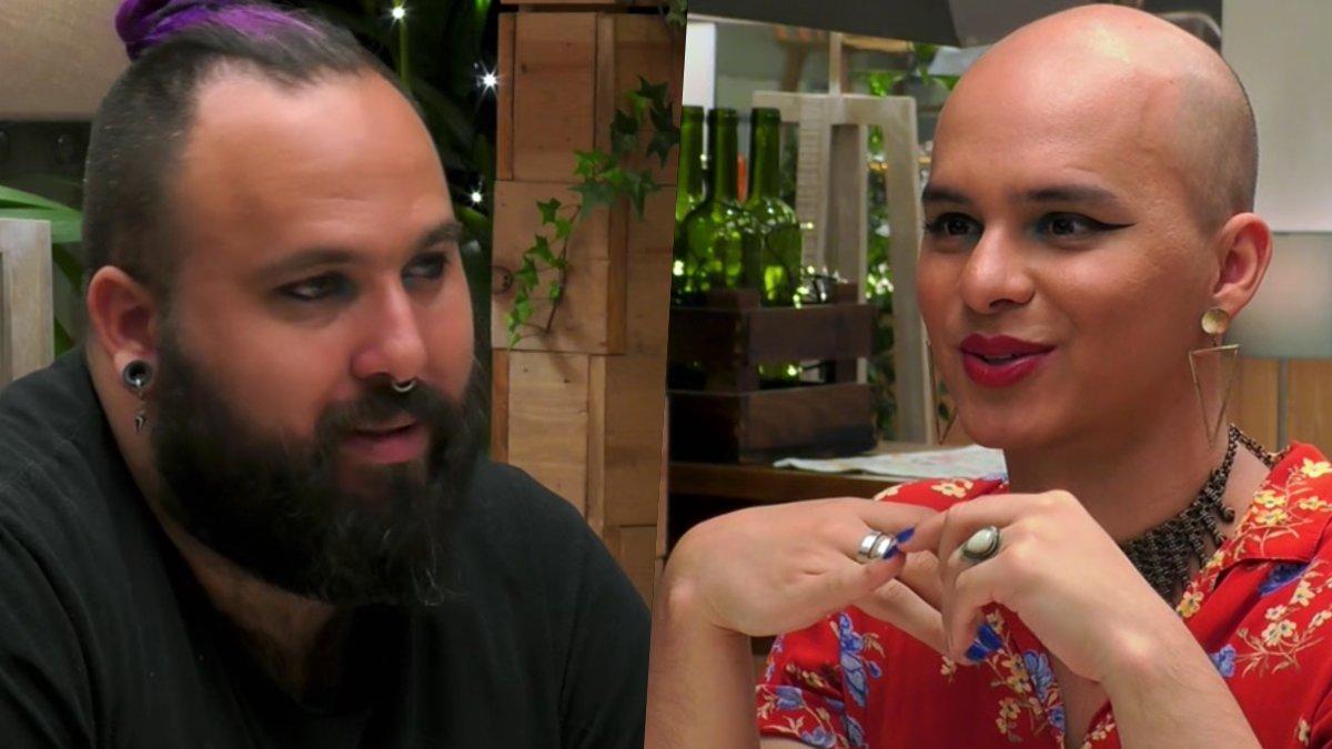 Darko y Jazmín en 'First Dates'