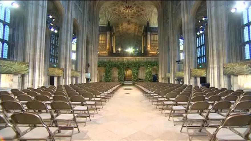 El escenario de la boda de Harry y Meghan, preparado hasta el último detalle