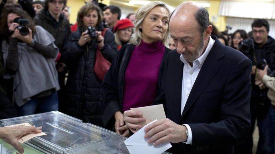 Rubalcaba llama a ir a votar en una &quot;encrucijada histórica&quot; de España