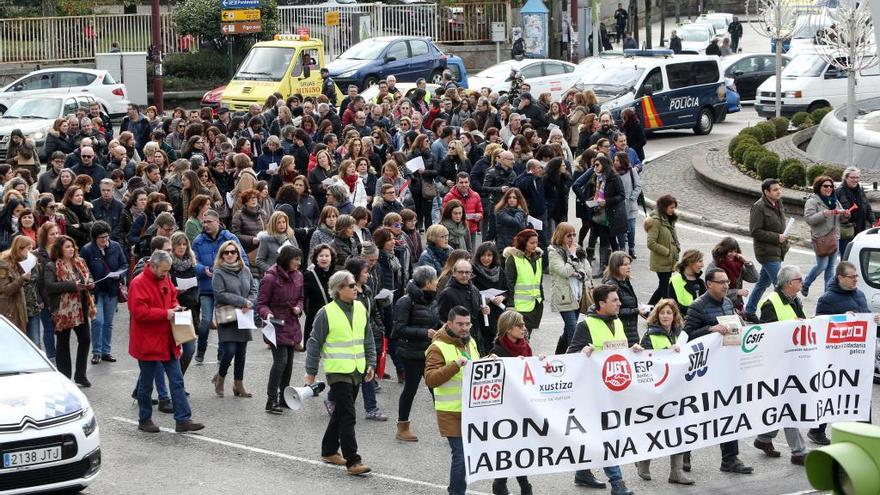 Manifestación convocada el 1 de diciembre. // Marta G. Brea